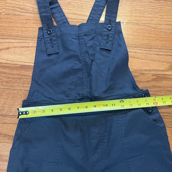 Women's Stand Up® Cropped Overalls Slate Patagonia Organic Cotton Workwear sz6 - Picture 5 of 12